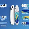 Stand Up Paddle Board 126"√ó32"√ó6" Extra Wide Thick Sup Board with Premium Sup Accessories & Backpack, Non-Slip Deck, Leash, Adjustable Paddle, Hand