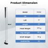 35 Inches Mallet Style Putter Right-Handed Golf Putter with Headcover