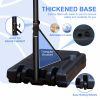 Portable Poolside Basketball Hoop System Basketball Hoop for Pool Height Adjustable 3.1ft-4.7ft with 36" Backboard for Indoor Outdoor Use