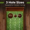Indoor & Outdoor Golf Putting Mat Practice Training Aid with Auto Ball Return