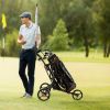 The All Terrain Durable Foldable Multi-Wheel Golf Pull Push Cart Trolley